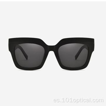 Gafas de sol cuadradas de acetato de vanguardia para mujer